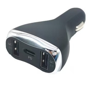Chargeur de voiture rapide 65W, double USB-A type-C, chargeur de téléphone pour voiture, charge rapide QC3.0 PD, prise allume-cigare, adaptateur d'alimentation pour voiture - Product Image 1