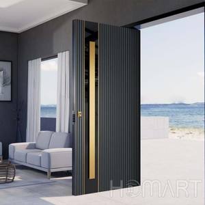 Portes <span class=keywords><strong>d</strong></span>'<span class=keywords><strong>entrée</strong></span> commerciales intelligentes Homart Extérieur avant Double aluminium moderne coupe-vent et respectueux de l'<span class=keywords><strong>entrée</strong></span> - Product Image 4