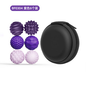 6 Pack Textured Sensory Fidget Balls in Carry Case Stress Relief <b>Toy</b> Set for Kids Teens Adults <b>Desk</b> Gift and Party Favor - Product Image 2