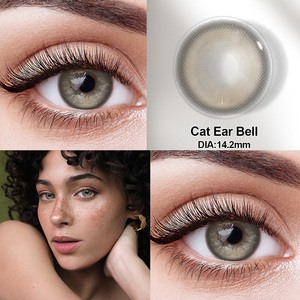 คอนแทคเลนส์สีแบบกำหนดเอง OEM ชนิด HEMA ความชื้น 40% ใช้ได้ทุกปี เลนส์นิ่มสำหรับแต่งหน้า ได้รับการรับรองมาตรฐาน CE ISO 13485 ขายส่ง - Product Image 2