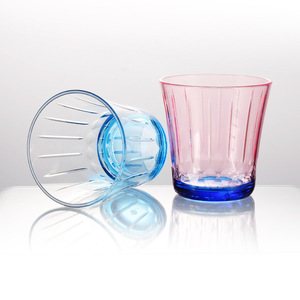 Vaso Acrílico para Bebidas de 280 ml, Color Azul Rosado, Estilo Simple, Jarra para Cerveza - Product Image 3
