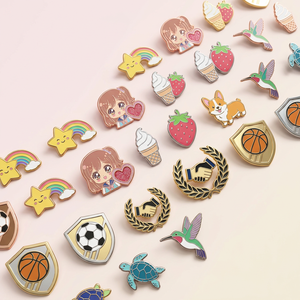 Pin Enamel Kustom, Pin Enamel Lunak, Pin Kartun dengan Glitter, Pembuat Lencana Logam, Cetak UV, Pin Lapel Anime Lucu, Pin Enamel Keras Kustom - Product Image 6