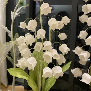 Artificial flowers giant free standing paper flowers lily of the valley for home decoration event decor equipment window display