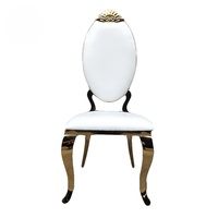 Silla de acero inoxidable al por mayor para salón de bodas, fabricante OEM