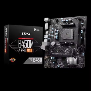 Carte mère B450M-A PRO II, nouvelle, format ATX, double socket LGA, DDR4, 32 Go de RAM, B450, B450m-a Pro II - Product Image 1