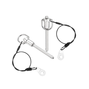 หมุดล็อกสแตนเลสแบบปลดเร็วพร้อมสาย - Product Image 3