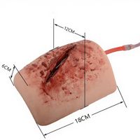 Kit de Entrenamiento con Simulador de Laceración de Muslo Modelo Anatómico y Maniquí para Sutura y Control de Hemorragias Producto de Ciencias Médicas
