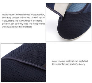 Zapatos para Diabéticos para Hombre, Extra Anchos, Sin Cordones, Antideslizantes, Transpirables, Ajustables, para Caminar, para Personas Mayores, Pies Hinchados, Alivio del Dolor - Product Image 6