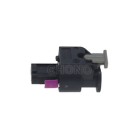 Conector Automotriz CHONO de 2 Vías, Contacto Hembra de Latón, Clasificación IP67, Inyector de Combustible, 4F0 973 702 1-1718643-1, Compatible con Audi, VW, Skoda