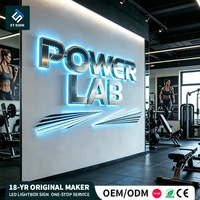 Enseigne publicitaire LED 3D personnalisée Shuntai avec étanchéité IP65 pour la décoration des parcs