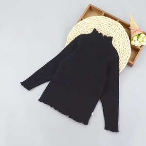 Suéteres de Cuello Alto Lisos Hechos a Mano para Niñas, Diseño Infantil, de Proveedor Chino - Product Image 2