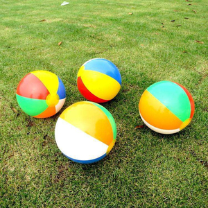 Ballon de plage gonflable en <span class=keywords><strong>PC</strong></span> écologique personnalisé avec logo imprimé, ballon publicitaire - Product Image 4