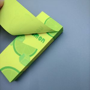 Blocchetti Adesivi per Scuola e Ufficio con Motivi Colorati a Limone, 100 Fogli, Diverse <span class=keywords><strong>Dimensioni</strong></span>, Colla Forte - Product Image 6