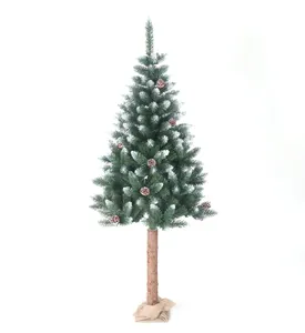 Cây Giáng Sinh Trang Trí Cây Thông Noel Nhân Tạo 5FT 6FT 7FT Với Tuyết