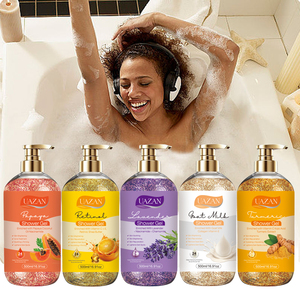 ครีมอาบน้ำ OEM 500 มล. ขมิ้น มะละกอ เรตินอล <span class=keywords><strong>นม</strong></span><span class=keywords><strong>แพะ</strong></span> ลาเวนเดอร์ กลิ่นหอมธรรมชาติ ช่วยให้ผิวขาวกระจ่างใส บำรุงผิว ขัดผิว - Product Image 4