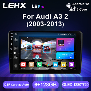 <span class=keywords><strong>Autoradio</strong></span> multimédia Lehx L6pro <span class=keywords><strong>2</strong></span> <span class=keywords><strong>Din</strong></span> Android 12 Stéréo Carplay <span class=keywords><strong>Audi</strong></span> Rs3 Sportback <span class=keywords><strong>A3</strong></span> <span class=keywords><strong>8P</strong></span> S3 2003-2013 Navigation GPS DSP - Product Image 2
