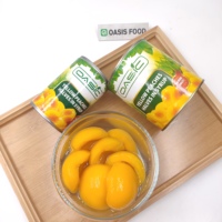 Nieuwe beste kwaliteit groothandel ingeblikte fruit verse gele perzik uit China Oasis Company OEM op maat gemaakt