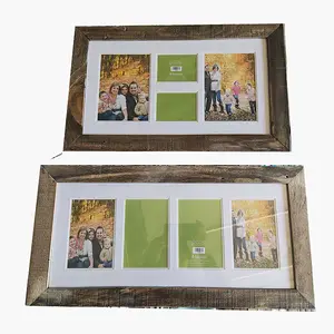 Meravigliosa Cornice Portafoto Classica 4x6 5x7 in Legno, Leggera ed Ecologica, <span class=keywords><strong>da</strong></span> <span class=keywords><strong>Parete</strong></span>, per Collage Multipli - Product Image 1