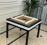 Table de Mahjong Automatique Silencieuse à Quatre Ports, Anti-Blocage, avec Chargement USB en Métal, Équipement de Jeu Commercial d'Intérieur – Approvisionnement Direct Usine