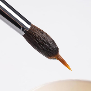 6 pièces/ensemble <span class=keywords><strong>aquarelle</strong></span> ronde Kolinsky Sable brosses personnalisé aiguille pointe en forme de réservoir gréeur brosses #4 #8 #10 #12 #14 #18 - Product Image 3