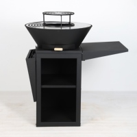 Nouvelle tendance : Réchaud de cuisson pliable d'extérieur à bois, barbecue durable avec plateau