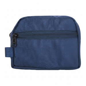 Hot Selling Lady's Eco-friendly Fashion Cosmetic <b>Case</b> Customized Logo Style Pattern RPET <b>Makeup</b> Bag Candy Zipper Pure Color - Product Image 1