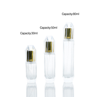 Flacon de parfum en verre de forme spéciale de 100 ml en gros avec couvercle en acrylique, boîte cadeau personnalisée pour l'emballage de diffuseur, utilisation de lotion
