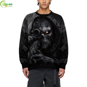 <span class=keywords><strong>Felpa</strong></span> Personalizzata di Halloween <span class=keywords><strong>con</strong></span> Stampa <span class=keywords><strong>Teschio</strong></span> e Motivo Anime per Uomo, Costume Casual 3D Stampato per Adulti - Product Image 4