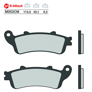 Pastillas de Freno para Motocicleta R-Attack M053CM de Carbono Cerámico Traseras Homologadas R90 - Product Image 1