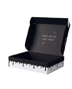 Vente flash, boîte d'emballage en papier kraft biodégradable, respectueuse de l'environnement, avec logo personnalisé, design gratuit - Product Image 1