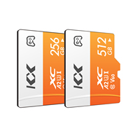 Carte TF en plastique 512 Go A2 V60 Classe 10 U3 SDXC pour caméra embarquée, drone, jeux