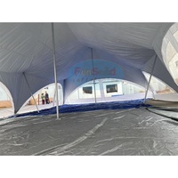 Tente de réception pliable portable de haute qualité, imperméable, en PVC blanc, avec structure en aluminium, pour événements extérieurs, simple couche