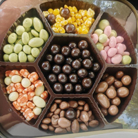 Venta al por Mayor de Granos de Chocolate Rellenos de Manteca de Cacao Pura, Chocolate con Nueces, Chocolate con Avellanas, Snacks Exóticos