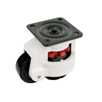 GD150 F/S Roulettes Rétractables à Nivellement Automatique par Pied, Hauteur Réglable, Frein Total Lock, Capacité de Charge 50kg-1500kg pour Usage Industriel