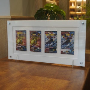 Custom Clear Acrylic Graded Trading <b>Card</b> <b>Protector</b> Stand Magnetic Closure for <b>Card</b> Protective - Product Image 5