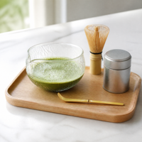 Ensemble complet de fouets à matcha en bambou Chasen, bol en céramique Chawan, cuillère Chashaku, boîte à matcha de 40g, kit de démarrage pour la cérémonie du thé matcha