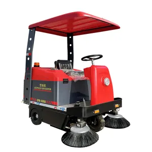 Factory Direct Sale Supnuo SBN-1400A Swivel Floor Sweeper Semi-enclosed Electric Floor Cleaner