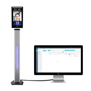 Sistema de Control de Acceso con Reconocimiento Facial, Huella Dactilar, Contraseña, Código QR y Sensor Térmico con Función de Reinicio Conveniente - Product Image 1