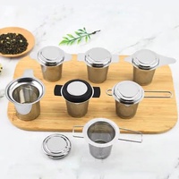 Infuseur à thé en acier inoxydable de qualité alimentaire avec poignée résistante à la chaleur et couvercle, pour thé en vrac