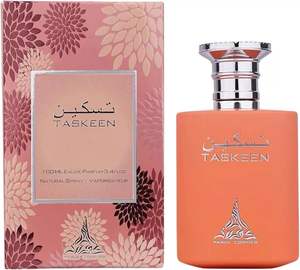 Taskeen Caramel <span class=keywords><strong>Cascade</strong></span> Eau <span class=keywords><strong>de</strong></span> Parfum pour Homme et Femme 100ml Vaporisateur Floral Frais à l'Orange Parfum Longue Durée - Product Image 4