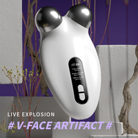 Mini masseur facial rechargeable, appareil de beauté portatif pour le modelage du visage en V, outil de massage pour le soin de la peau à domicile