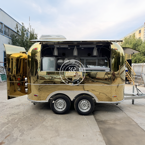 Remorques de chariot de nourriture de bretzel de glace d'acier inoxydable Chariots de vente de nourriture entièrement équipés - Product Image 3