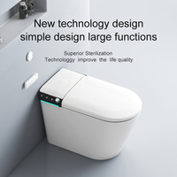 Toilette intelligente électrique monobloc à double utilisateur de haute qualité avec capteur de mémoire Toilette intelligente