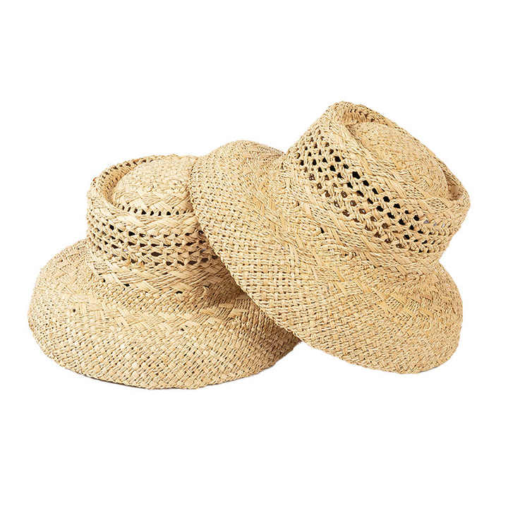 2024 New Arrival Raffia Straw Hat Summer Fashion Women 2024 New Arrival Raffia Straw Hat Summer Fashion Women
