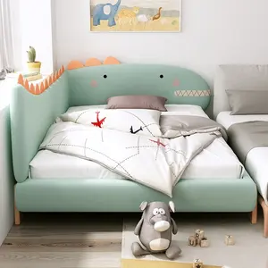 Динозавр мультфильм дизайн детская кровать спальня мебель научная ткань детская кровать