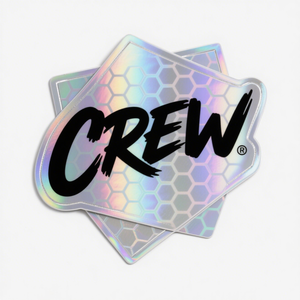 Etiqueta adhesiva de holograma láser de plata arcoíris impermeable resistente a los rayos UV, logotipo personalizado, pegatina holográfica con purpurina troquelada - Product Image 6