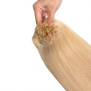 Extensiones de Cabello Humano Vietnamita con Punta de Queratina, Liso, Súper Doble Trama, Color Rubio Natural, Puntas Planas - Product Image 2