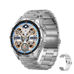 Gentleman GTS4 Smartwatch Metal Correas de acero inoxidable Monitoreo DE LA SALUD Llamadas HD 100 Diales personalizados-<span class=keywords><strong>Reloj</strong></span> <span class=keywords><strong>inteligente</strong></span> Hombre - Product Image 2