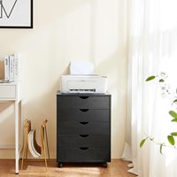 Armoire de classement de bureau moderne en acier réglable avec plus de 4 tiroirs, roulettes amovibles, pour usage scolaire et hôtelier