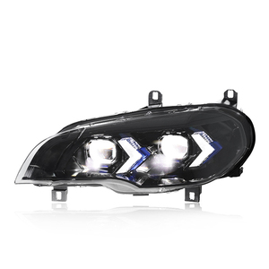 Para E70 G05 Faro Láser 07-13 Nuevo LED de Alta Gama con Fondo Azul, Plug and Play, 5000K 10000LM 24V 72W, Retrofit/Actualización E - Product Image 5